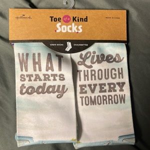 Toe of a Kind Novelty Crew Socks